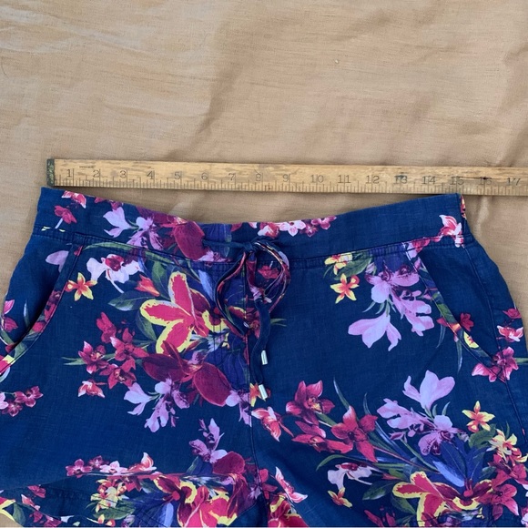 Tommy Bahama Floral Linen Shorts - Picture 9 of 10